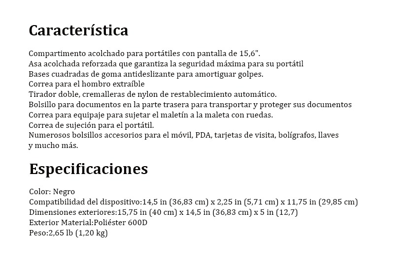 no disponible