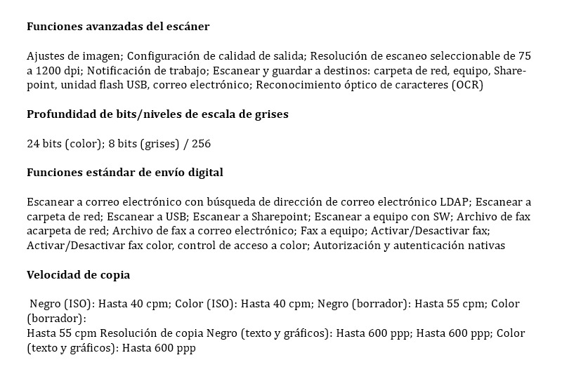 no disponible