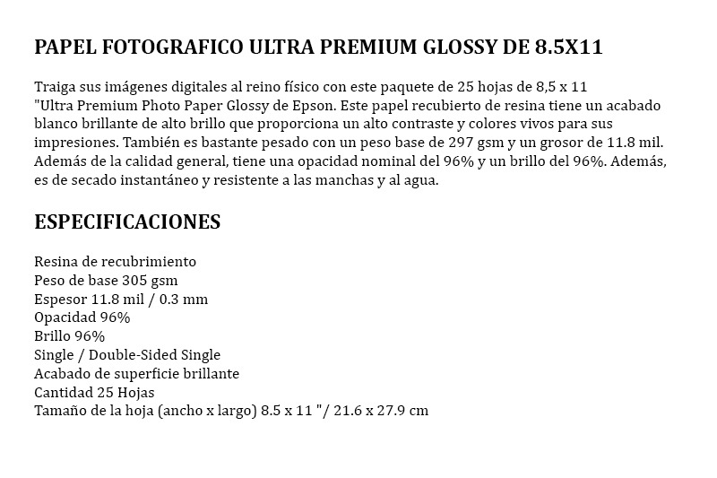 no disponible