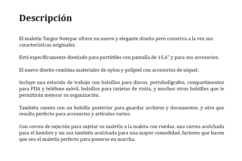 no disponible