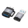 Adaptadores USB-C A USB-A Y USB-A A USB-C Marca Manhattan Modelo 356329 Set De 2