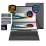 Laptop Marca ASUS Modelo Zenbook DUO UX8407AA-SN482W Procesador Intel Core Ultra X7 358H De 1.9GHz Memoria RAM LPDDR5X De 32GB Almacenamiento SSD NVMe PCIe 4.0 De 1TB Dos Pantallas Touch OLED De 14" Sistema Operativo Windows 11 Home Color Moher Gray