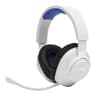 Audifono Bluetooth Gaming Marca JBL Modelo Quantum 360P Para Consola Color Blanco Con Azul