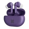 Audifono Bluetooth TWS Marca Klip Xtreme Modelo Buds-Fi Color Morado KTE-015PR