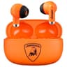 Audifono Bluetooth TWS Marca Lamborghini Modelo Mini Color Naranja 