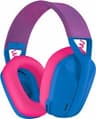 Audifono Inalambrico Para Gamers Marca Logitech Modelo G435 Color Azul Y Frambuesa