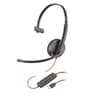 Audifono Marca HP Poly Modelo Blackwire 3210 Conexion USB-C Y USB-A 8X214A6