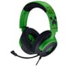 Audifono Marca Razer Modelo Kraken V4 X Conexion USB-C Y USB-A Con Iluminacion RGB Edicion Minecraft