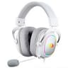 Audifono Modelo Zeus X H510 Marca Redragon Para Gamers Sonido 7.1 Con Microfono Conexion USB Color Blanco