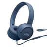 Audifono Alambrico Marca JBL Modelo Tune 520C Diseno De Diadema Con Microfono Conexion USB-C Color Azul