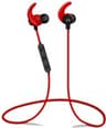 AUDIFONO ARGOM HS-2038RD  IN-EAR RESIS AL SUDOR BLUETOOTH ROJO