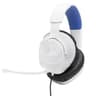Audifono Para Gaming Marca JBL Modelo Quantum 100 Con Azul Conexion Auxiliar 3.5mm Color Blanco