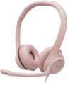 Audifonos Marca Logitech Modelo H390 Conexion USB Con Microfono Color Rosado