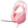 AUDIFONO XTECH XTH-564 PARA GAMERS 3.5mm RGB CON MICROFONO COLOR ROSA 