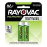 Bateria Marca Rayovac Modelo P038302 Recargables2UnidadesAA