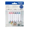 Set De 6 Marcadores De Colores Con Tinta Permanente Marca Brother Modelo CAPEN1 Para Dibujo Y Trazado En Papel Compatible Con ScanNCut
