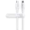 Cable USB-C A USB-C Marca Anker Modelo 544 De 3 Pies Soporta Carga Rapida De 140 Watts Color Blanco A80F1H21