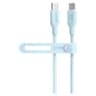 Cable USB-C A USB-C Marca Anker Modelo 544 De 6 Pies Soporta Carga Rapida De 140 Watts Color Azul A80F2H31