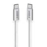 Cable USB-C A USB-C Marca Anker Modelo Zolo De 6 Pies Soporta Carga Rapida De 240 Watts Color Blanco A8060H22