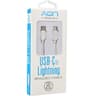 CABLE AON USB-C A LIGHTNING 2METROS TRENZADO BLANCO AO-CB-2011