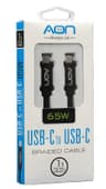 CABLE AON USB-C A USB-C 1METRO 65W AO-CB-5014