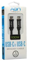 CABLE AON USB-C A USB-C 1METRO 100W AO-CB-5015