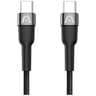 Cable USB-C A USB-C Marca ArgomTech Modelo ARG-CB-0073BK De 240 Watts Longitud De 1.8 Metros Color Negro