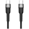 Cable USB-C A USB-C Marca ArgomTech Modelo ARG-CB-0074BK De 240 Watts Longitud De 3 Metros Color Negro