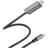 Cable USB-C A HDMI Marca ArgomTech Modelo ARG-CB-0091 Resolucion 4K A 30Hz Longitud De 1.8 Metros Color Negro