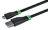 BIONIK LYNX CABLE PARA XBOX 10 PIES MICRO USB TRENZADO VERDE BNK-9012