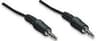 MANHATTAN 334594 CABLE AUDIO STEREO 3.5 mm DE 6 PIES / 1.8 METROS COLOR NEGRO