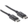 Cable Manhattan 306935 Display Port Resolución 4K a 60Hz Macho A Macho 1 Metro