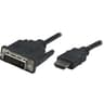 Cable Manhattan 322782 HDMI Macho A DVI-D 24 + 1 Macho 1Metro Color Negro