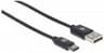Cable Manhattan 354929 USB 2.0 Tipo A Macho A USB C Macho 2 Metros