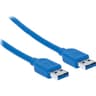 Cable Manhattan 354295 USB A USB 3.0 Alta Velocidad 1.8 Metro Color Azul 