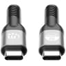 CABLE MANHATTAN 356374 CONEXION USB-C  A USB-C VELOCIDAD DE 40Gbps  POTENCIA DE 240W EPR PD3.1 1METRO DE LARGO