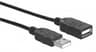 CABLE MANHATTAN 308519 EXTENSION USB 2.0 ALTA VELOCIDAD 1 METRO NEGRO 