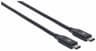 Cable Manhattan 353526 USB C Macho A USB C Macho 1 Metro Color Negro