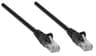 Cable UTP Intellinet 736091 Categoria 5 1Pie /0.3 Metros Color Negro
