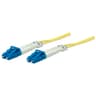 Cable Fibra Optica LC A LC UPC Duplex Marca INTELLINET Modelo 750004 Color Amarillo Medida de 2 Metros
