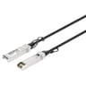 Cable Twinax Pasivo Dac SFP+ 10G Marca INTELLINET Modelo 508391 Color Negro de 1 Metro