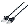 Cable U/UTP Slim Categoria 6 Marca INTELLINET Modelo 742085 Medida de 1 Metro Color Negro