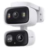 Camara Wi-Fi Para Interior Y Exterior Marca TP-Link Tapo Modelo C246D Sistema De Doble Lente 2K Con Camara Fija Y Camara Pan Tilt Deteccion Inteligente Clasificacion IP65