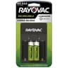 CARGADOR DE BATERIA RECARGABLES AA Y AAA RAYOVAC CON 2 BATERIAS AA P038304