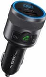 ARGOM ARG-AC-0343BK MANOS LIBRES BLUETOOTH PARA CARRO USB-C USB-A