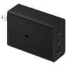 Cargador De Pared Marca Samsung Modelo EP-T6530NBEGCA De 65 Watts Con 2 USB-C Y 1 USB-A Color Negro Sin Cable