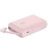 Powerbank Marca Belkin Modelo BoostCharge Con Cable USB-C Incorporado Capacidad De 10000 mAh Color Rosa