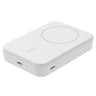 Powerbank Magnetico Marca Belkin Modelo Boostcharge Pro Qi2 De 15 Watts Capacidad De 10000 mAh Color Blanco