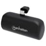 Nano Powerbank Marca Manhattan Modelo 102612 Con 5000 mAh Conexion USB-C Color Negro
