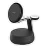 Base De Carga Inalambrica Marca Belkin Modelo UltraCharge Pro WIZ040ttCH 3-in-1 Magnetic Charging Dock Con Tecnologia Qi2 Potencia De Hasta 25 Watts Color Negro